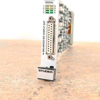 Studer Mic/Line In Card for D21m Modular I/O System CG01HSL image 3