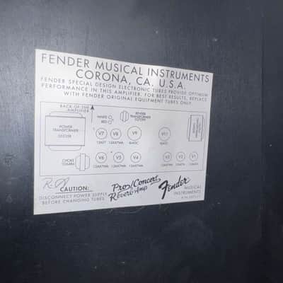 Fender Concert Reverb-Amp 2-Channel 50-Watt 4x10" Guitar Combo image 12