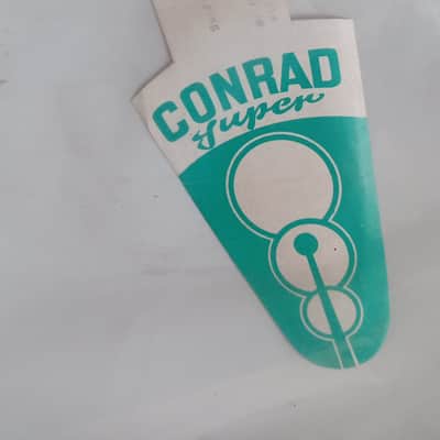 Conrad  20" ( NOS) better drum head Original Vintage  70s-80s  - Vintage White image 2