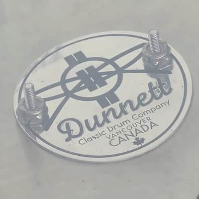 Used Dunnett Stainless Steel Snare Drum 14x6.5 w/Cold Rolled Hoops - Very Good image 6