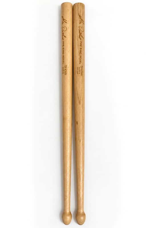 Vintage Shaw Alex Duthart Pipe Band Model Drumsticks – Made in England image 1