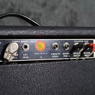 Fender Pro Reverb Amp 2x12 Tube Combo Vintage Original 1971 w FAST Same Day Shipping image 5