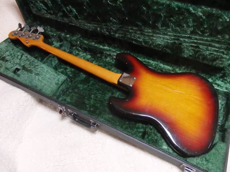 1982 Fender Japan Vintage JV Jazz Bass JB62-75 62 Sunburst | Reverb