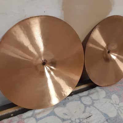 Paiste 14" 404 "Black Label" Hi-Hat Cymbals (Pair) 1974 - 1980 image 13