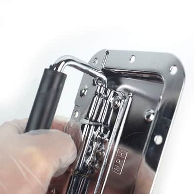 Heavy Duty metal handle and plate for Amplifier or Guitar Road Rack touring Case image 7
