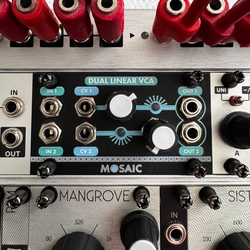 Mosaic Dual Linear VCA | 1U Eurorack Module image 1