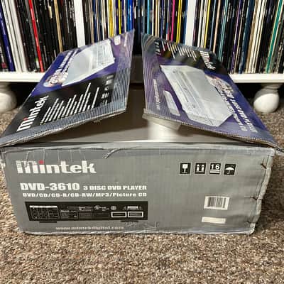 Mintek DVD-3610 3-Disc DVD Player DVD/CD/CD-R/CD-RW/MP3 Silver NEW OPEN BOX ✅ image 3