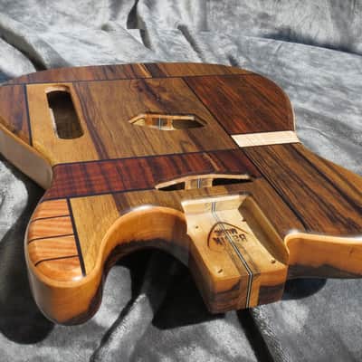 Babik Custom Telecaster Style body, Black Limba, handmade, Art Top image 14