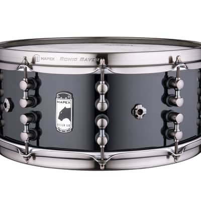 Mapex Black Panther Design Lab 14x6" Maximus Jeff Hamilton Gloss Piano Black Snare Drum | BPDLMH4600LPB | NEW | WorldShip | Authorized Dealer image 3