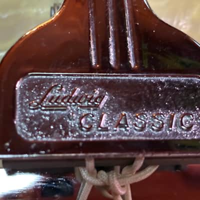 Ludwig Jazz fest 1966 - Pearl white P87 throw off E/C image 12