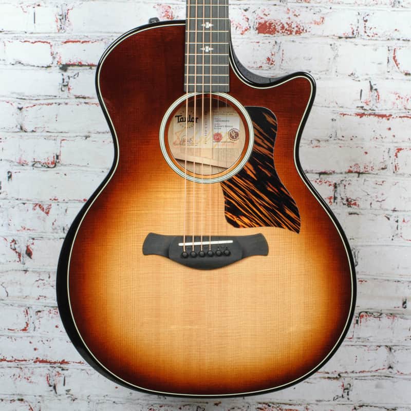Taylor - (2025) Builder's Edition 514ce - Acoustic-Electric Guitar - Tobacco Kona Burst Top - w/ Taylor Deluxe Hardshell Brown Case - x5073 USED image 1