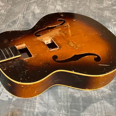 Vintage Gretsch for restoration / repair / luthier ELECTROMATIC 1953. or 1954 - Sunburst (worn) But original image 2
