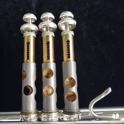 Immagine Bach Stradivarius C 180SL- 229 Chicago large lightweight trumpet case mouthpiece  gamonbrass - 22