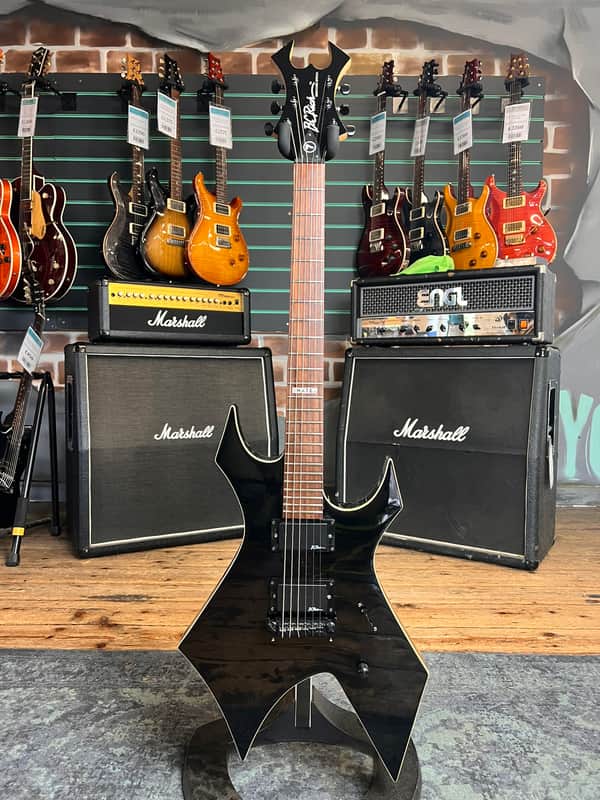BC Rich Mick Thomson M7 Black Signature Electric Guitar image 1