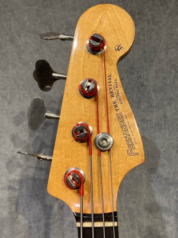 Fernandes RJB-75-60 , The Revival Jazz Bass 1982 - Sunburst | Reverb