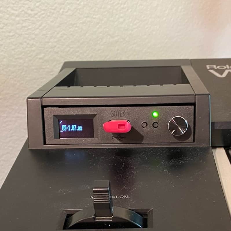 USB Floppy Drive Emulator for Roland W-30 & 16GB USB Stick with 100's of disks & OLED Display  W30