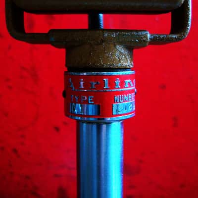 Vintage RARE 1940's Airline / Electro-Voice V-1 Ribbon Velocity Microphone w 423 model stand PROP image 6