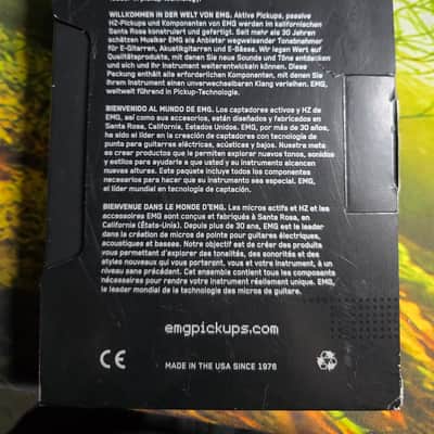EMG MF-B5/MF-N5-BRBC Marty Friedman Signature Humbucker Set 2010s - Black Brushed Chrome image 3