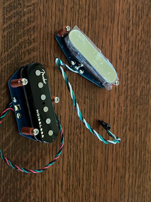 Fender Ultra Vintage Noiseless Telecaster guitar pickups set image 1