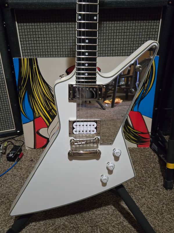Epiphone Tommy Thayer Signature "White Lightning" Explorer image 1