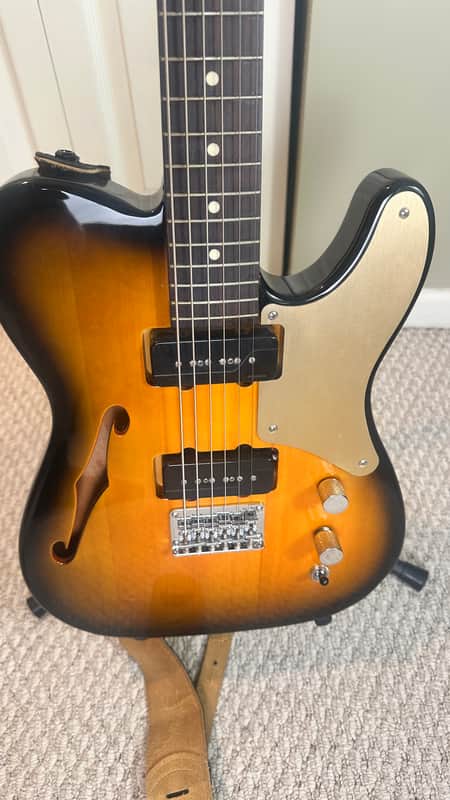 Squier/Partscaster  Baritone Cabronita Tele Sunburst image 1