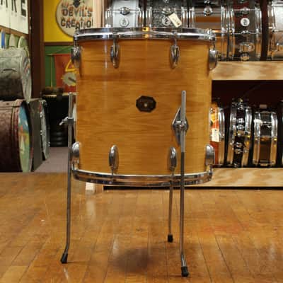 1970s Gretsch Stop Sign Badge Outfit in High Gloss Natural Maple 14x28 14x24 9x13 10x14 16x16 16x18 image 12