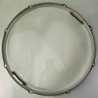 *Slingerland 15" Radio King Resonant Snare Drum Rim/Hoop Chrome Rivets Brass COB image 6