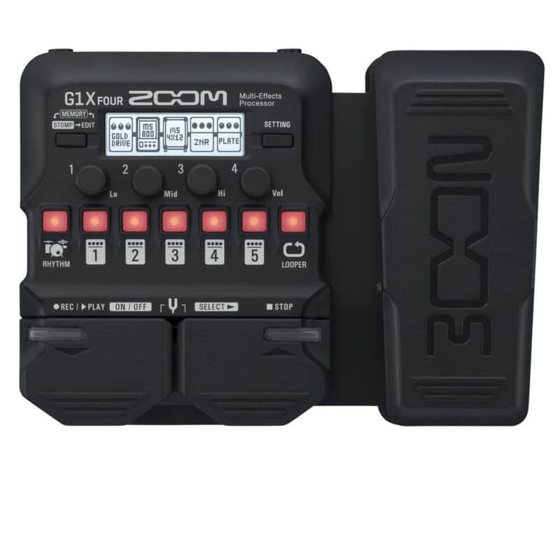 Zoom ZG1X Four Guitar Multi-Effects w/Expression Pedal image 1