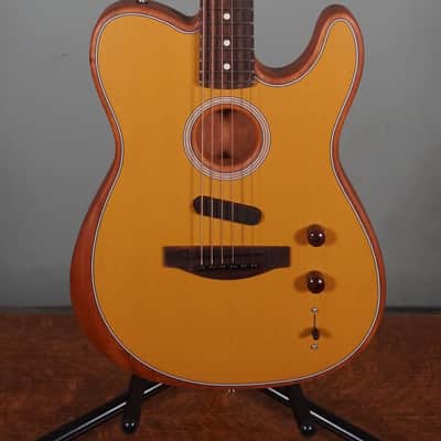 Fender Acoustasonic Player Telecaster, Butterscotch Blonde w/ Deluxe Gig Bag - Open Box image 1