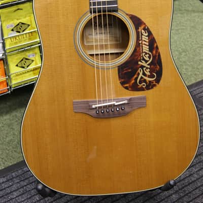 Takamine EF340S TT electro acoustic guitar with hard case image 7