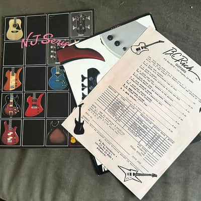 Vintage Lot 1984 and Later B.C. Rich N.J. Series Catalog Eagle Mockingbird Acoustics Jazz image 13