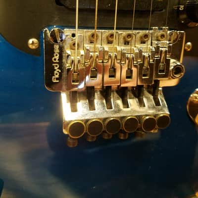 Kramer Focus 3000 MIJ! 1980's Gloss Blue Serious Shredder! image 5