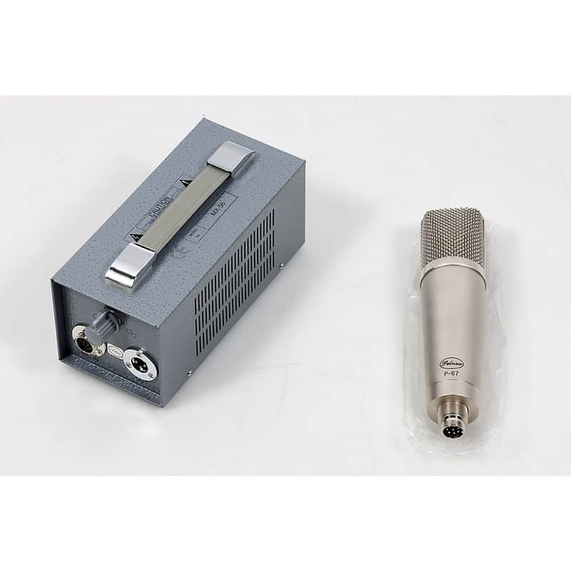 Peluso Microphone Lab P-67 Large Diaphragm Condenser Tube Microphone Kit Regular Nickel image 1