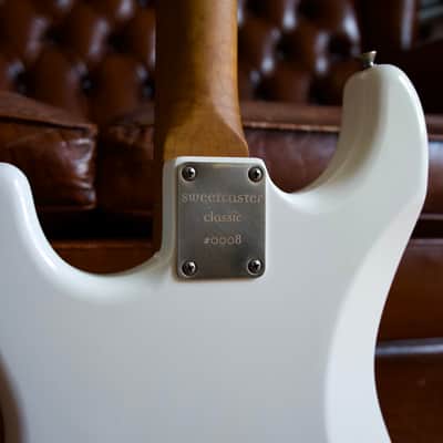 Constantin Guitars Sweetcaster Classic #0008 - Olympic White Aged 3.5kilos !!!VIDEO!!! image 9