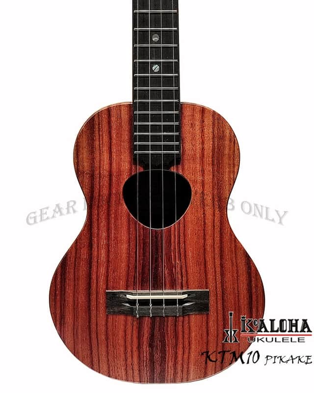 KoAloha KTM-10 Pikake all solid hawaiian low g string handmade ukulele tenor ukulele image 1