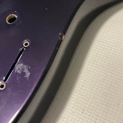 1990's Japan Jackson Professional Stealth HX Flat Top Purple Guitar Body Hard Tail image 13