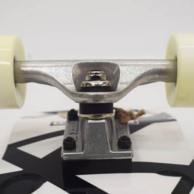 EVH Black and White Stripes Skateboard Made in the USA by Aluminati Boards image 5