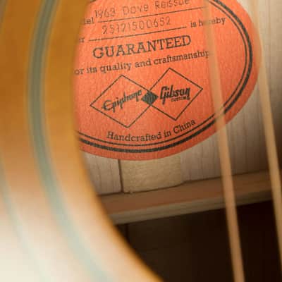 Epiphone Inspired by Gibson Custom 1963 Dove Reissue | Natural image 8