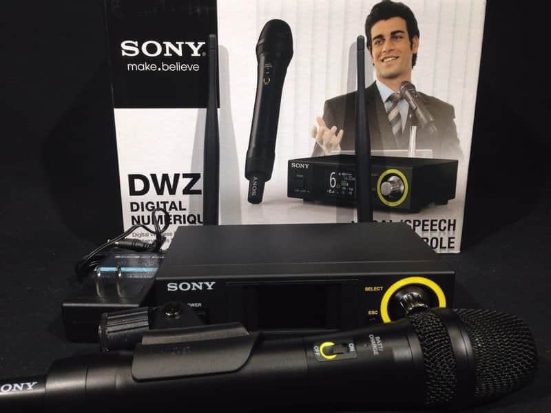 ②デジタルワイヤレスマイク システム DWZ-M70 4セット SONY ワイヤレスマイク システム DWZ-M70 4セット SONY