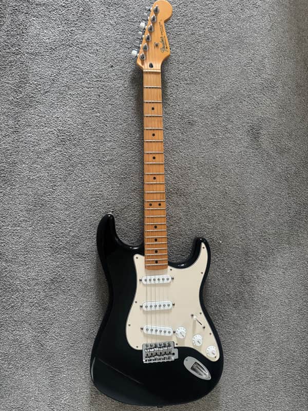 2008 Mexican Standard Fender Stratocaster Black image 1