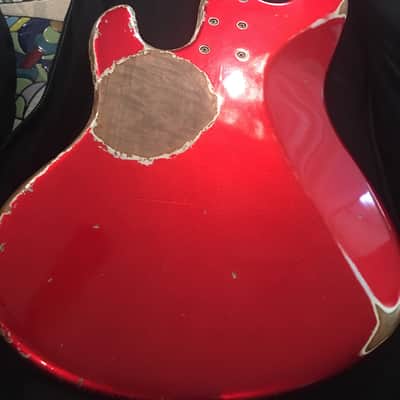 Sandberg California II Marlowe DK 4 String Bass 2017 Special Marlowe DK Red image 7