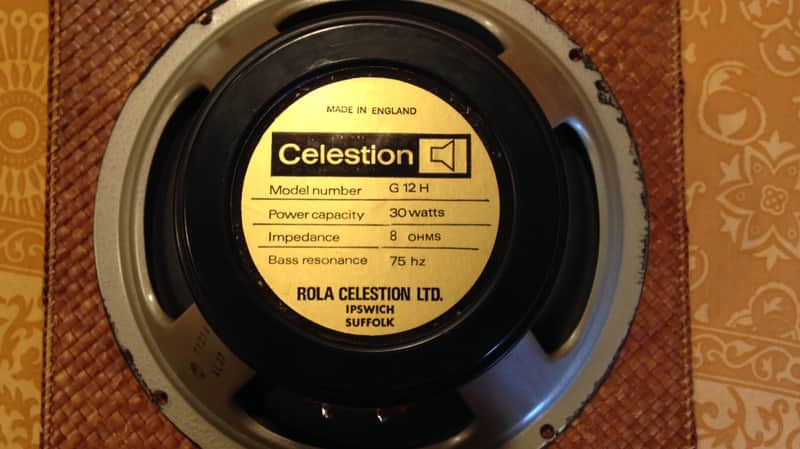Celestion Blackback G12H30 75hz 8 ohm Vintage 12" Guitar Speaker 1978 image 1