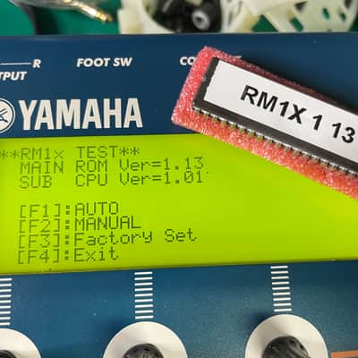 Yamaha RM1X version 1.13 firmware OS