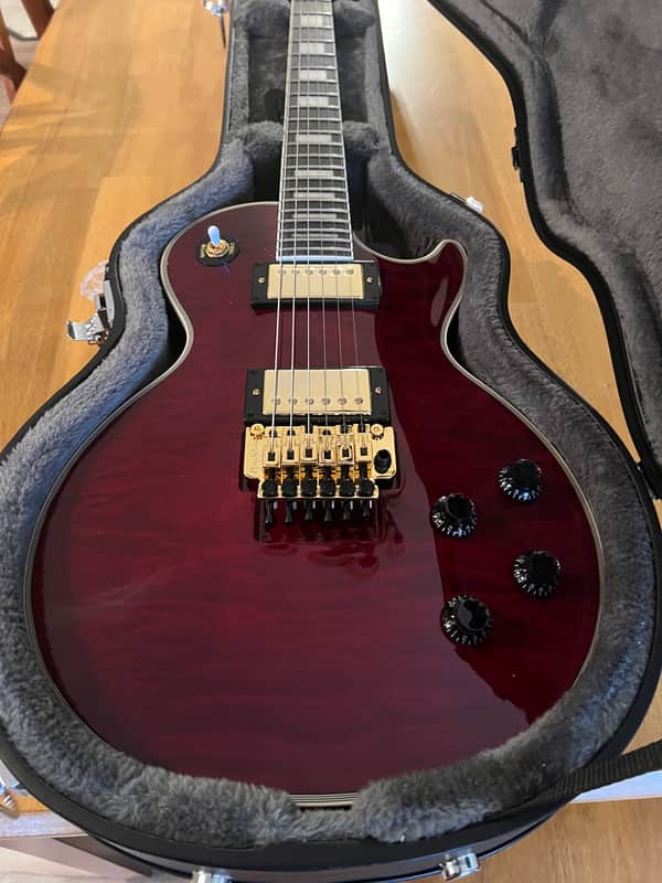 Epiphone Alex Lifeson Signature Les Paul Custom Axcess 2023 - Present - Ruby image 1