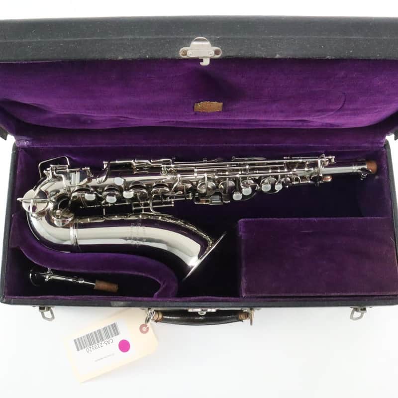 C.G. Conn F-Mezzo Soprano Saxophone SN 219320 ORIGINAL NICKEL! GORGEOUS image 1