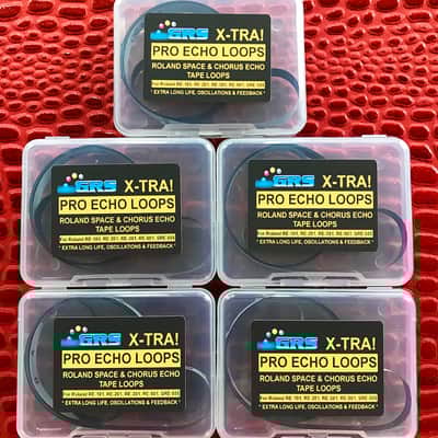 5 Roland Space Echo Tape Loops, 1 Meter Long, TL1m, by GRS 'X-TRA' Brand