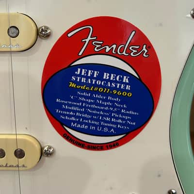 Fender Jeff Beck Signature Stratocaster - Surf Green /8lbs. 4.4oz. #US24038493 image 7