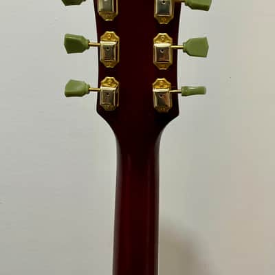 Brewton Les Paul Style Semi-Hollow Body Electric Guitar - Sunburst image 6
