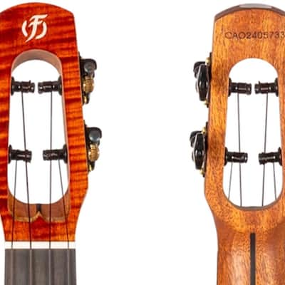 Flight Navigator EQ-A Royal Series Solid Flamed Maple Top Mahogany Neck 4-String Tenor Ukulele w/Gig Bag, Pickup & Humidifier image 9