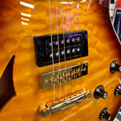 EVH SA-126 Special Quilted Maple, Semi-hollowbody - Tobacco Sunburst image 5